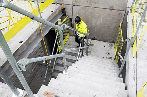 stair edge protection systems application