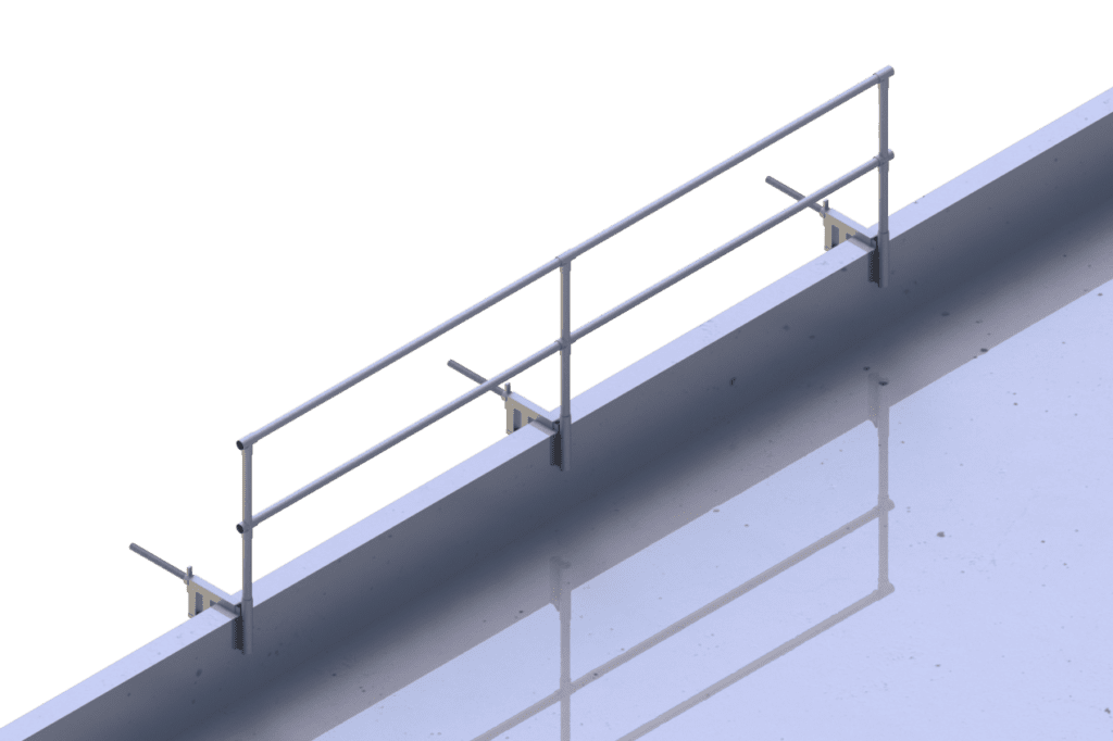 Parapet Guardrail System