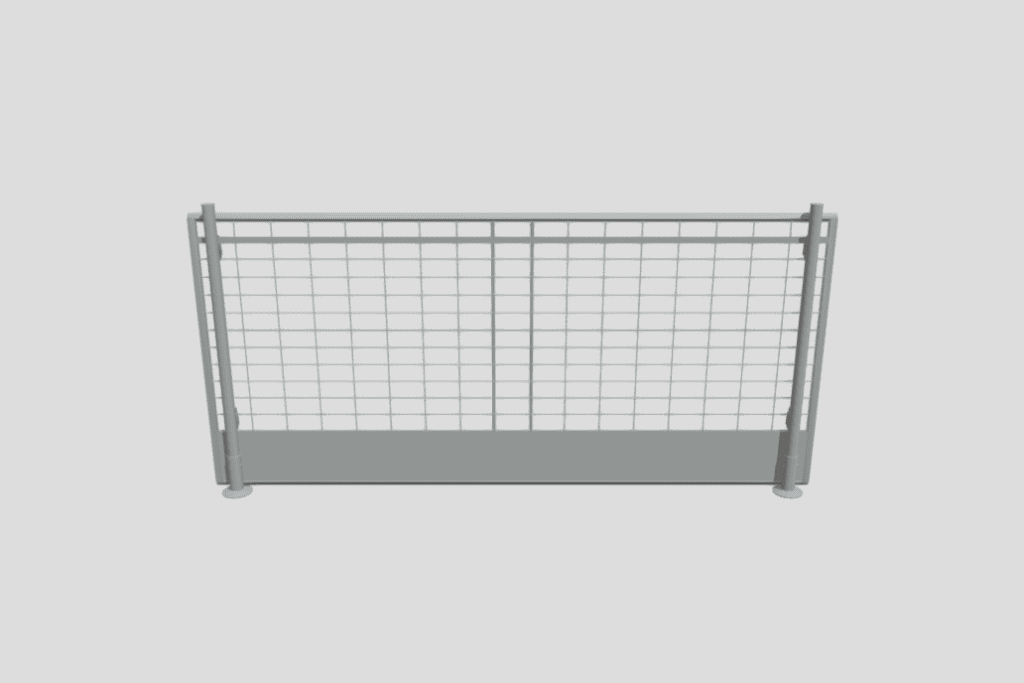 socket base edge protection system-3d model