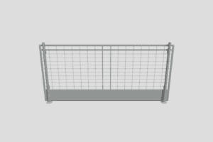 socket base edge protection system-3d model