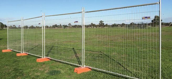 temporary fence