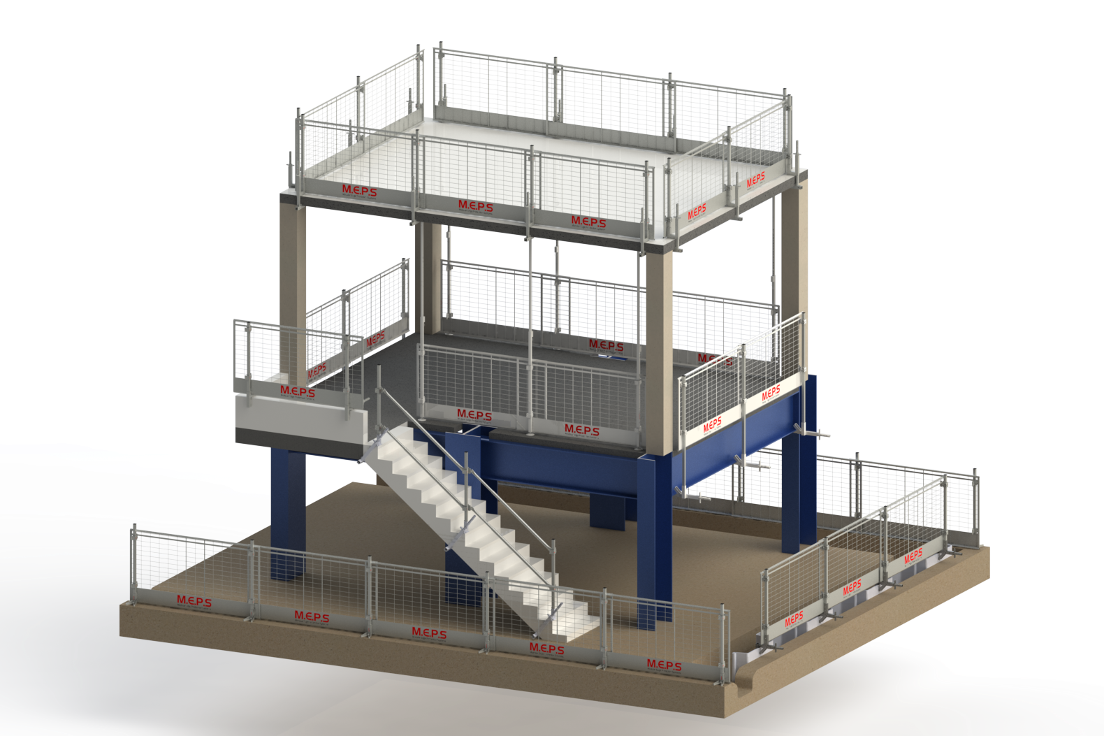 temporary edge protection system