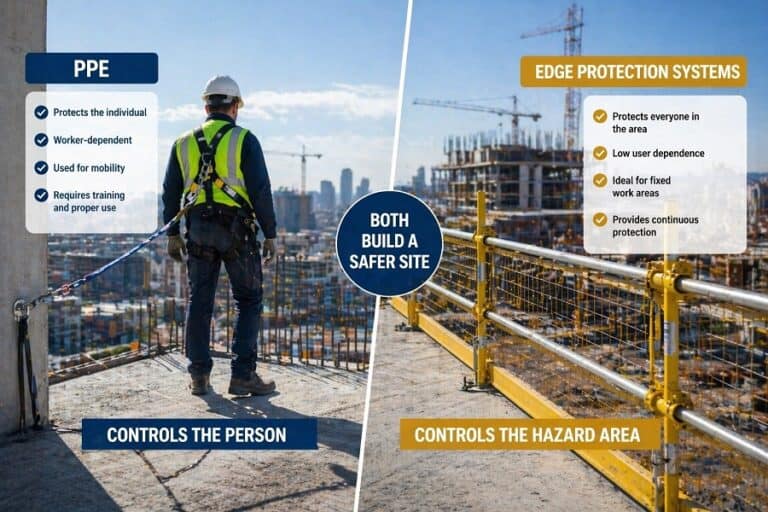 PPE vs Edge Protection Systems