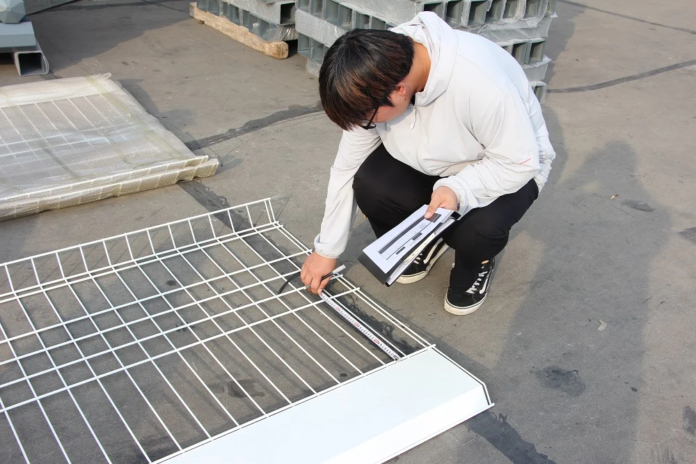 bent edge protection barrier quality control