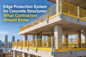 Edge Protection System for Concrete Structures